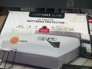 Sleep Safe Ultra Ultimate Mattress Protector 6 in 1 Protection Zip Off TWIN XL